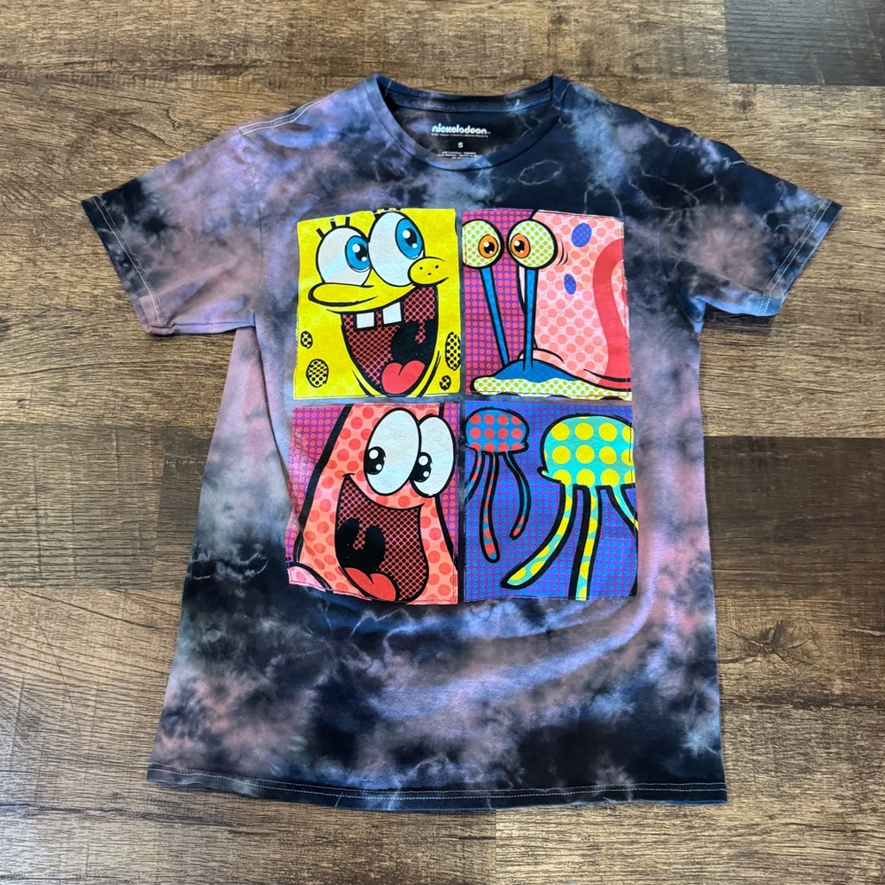 SpongeBob Tie Dye Tee S